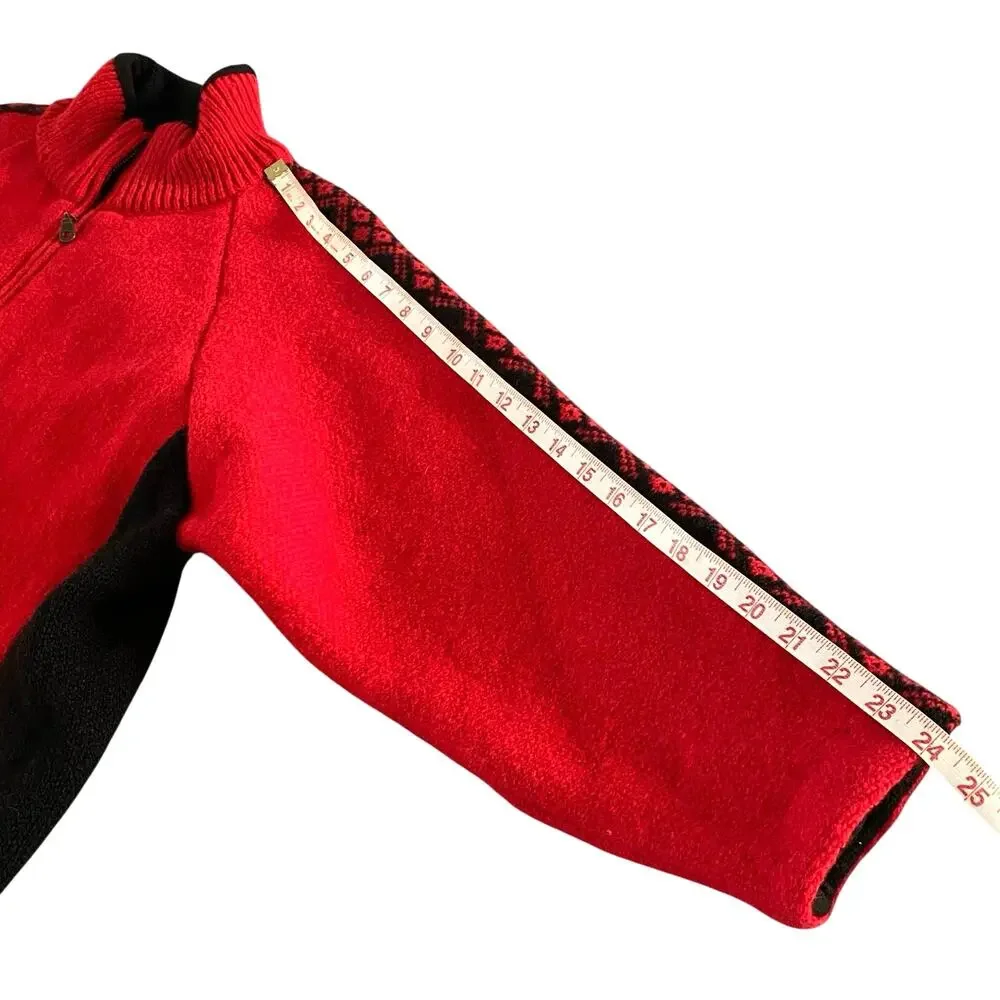 NORSKWEAR 100% Wool Full Zip Cardigan Sweater Jacket Vintage Unisex Size Small‎ - Picture 14 of 14